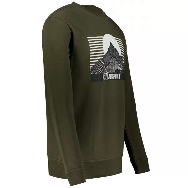  Férfi pulóver ALTISPORT ALM188406 KATONAI 