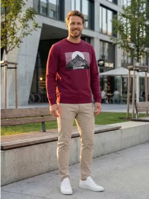 Férfi pulóver ALTISPORT ALM188406 GRÁNÁT
