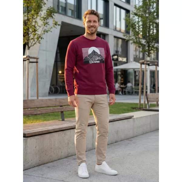  Férfi pulóver ALTISPORT ALM188406 GRÁNÁT 