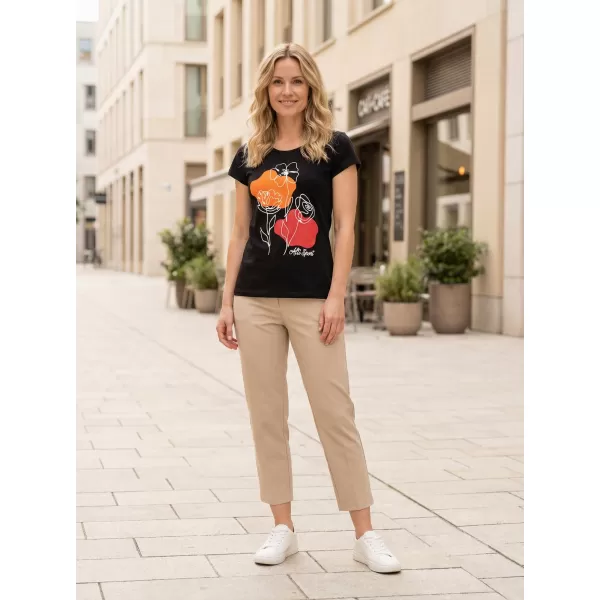  T -póló ALTISPORT ALW189122 FEKETE -ORANGE 