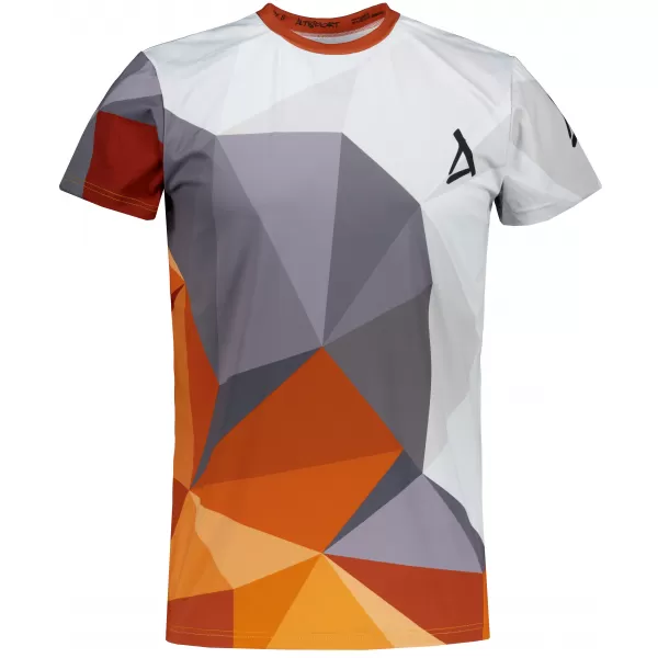  Férfi funkcionális T -piró prémium plusz ALTISPORT VOJ/ALM007TR02 NARANCSSÁRGA/SZÜRKE 