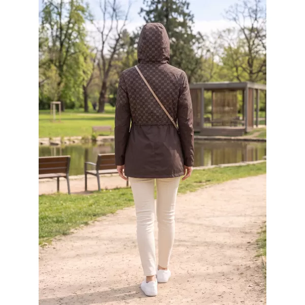  Női kabát KIXMI UNNI HNĚDÁ/HNĚDÁ BARNA 