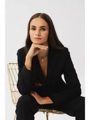 Női kabát STYLOVE S353 FEKETE