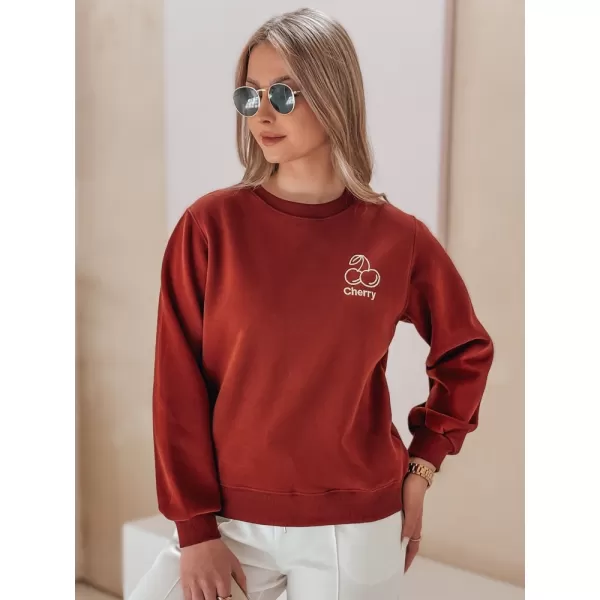  Női pulóver DSTREET CHERSOFT BY1398 PIROS 