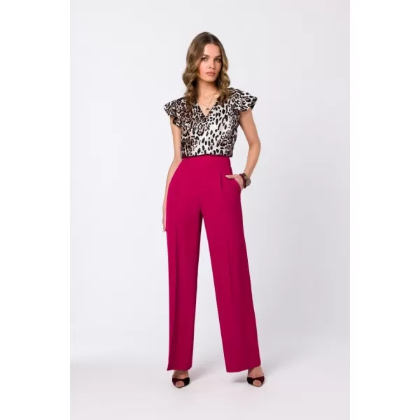  Női blúz STYLOVE S344 FEHÉR MINTA 