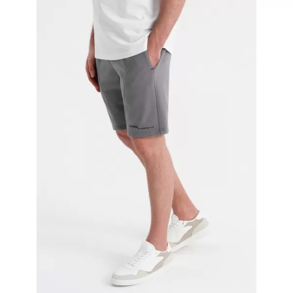  Rövidnadrág OMBRE OM-SRSK-0138 SZÜRKE 