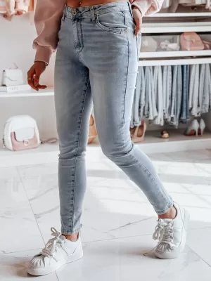 Hölgyek nadrágja DSTREET ZIPSKINS UY2385 VILÁGOSKÉK