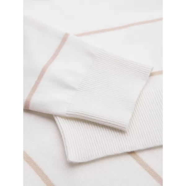  Mens t -phirt gallérral OMBRE OM-POLS-0146 FEHÉR ÉS BÉZS 