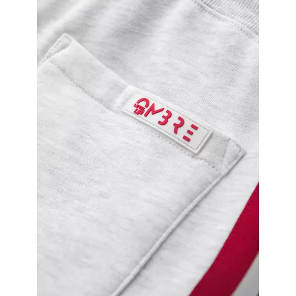  Férfi rövidnadrág OMBRE OM-SRSK-0156 SZÜRKE MELANGE 