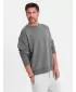 Férfi pulóver OMBRE OU-SNBC-0104 SZÜRKE