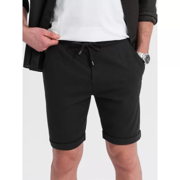  Rövidnadrág OMBRE OM-SRCS-0170 FEKETE 