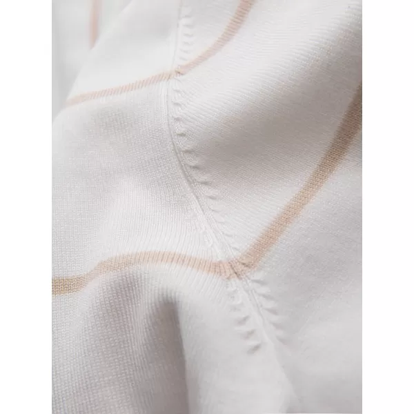  Mens t -phirt gallérral OMBRE OM-POSS-0145 FEHÉR ÉS BÉZS 