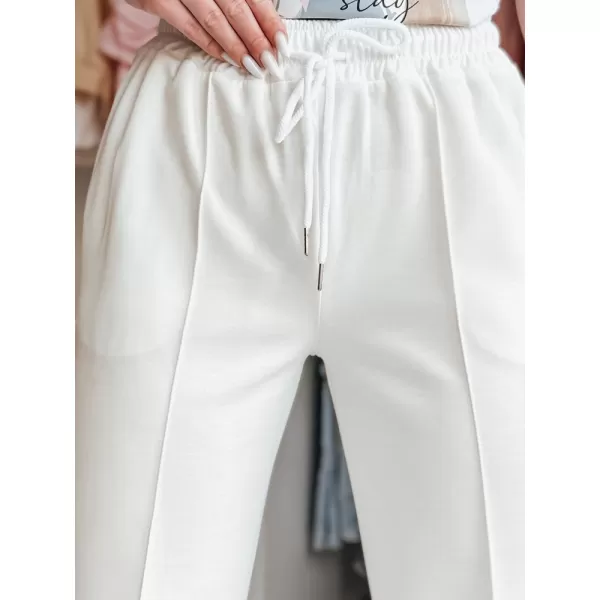  Hölgyek nadrágja DSTREET DRESSANIK UY2703 FEHÉR 