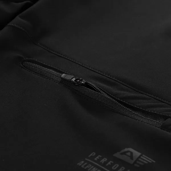  Női softshell rövidnadrág ALPINE PRO BAKA FEKETE 