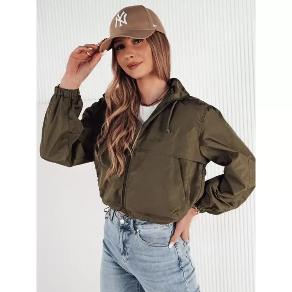  Női kabát DSTREET GRAUS TY4223 ZÖLD 