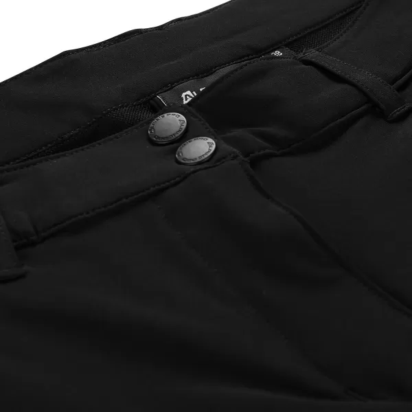  Női softshell rövidnadrág ALPINE PRO BAKA FEKETE 