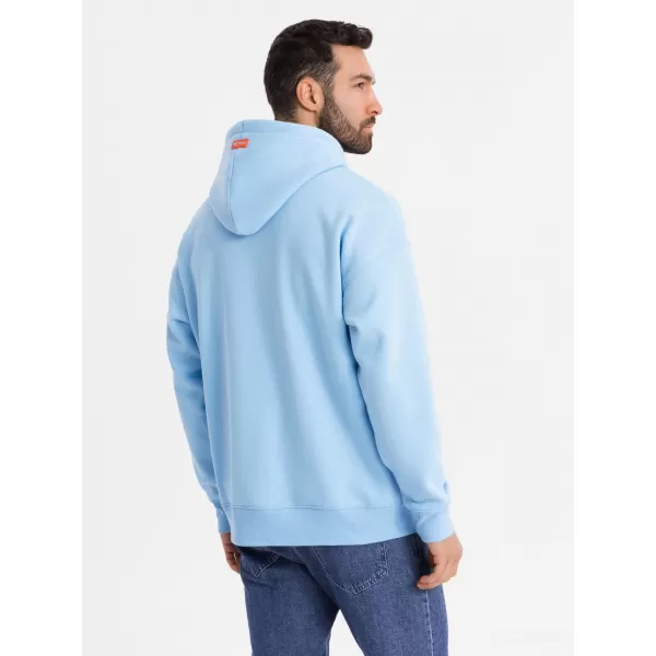  Férfi pulóver OMBRE OU-SNBC-0105 KÉK 