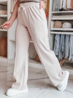 Hölgyek nadrágja DSTREET DRESSANIK UY2702 BÉZS