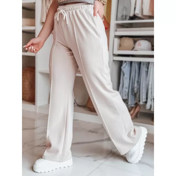  Hölgyek nadrágja DSTREET DRESSANIK UY2702 BÉZS 