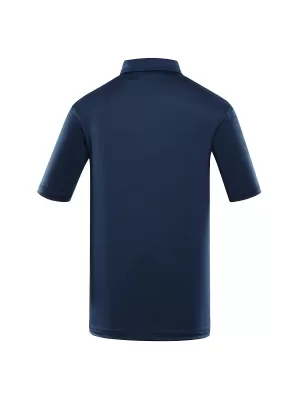 Mens t -phirt gallérral ALPINE PRO COOWEL 2 KÉK