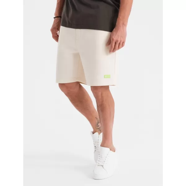  Férfi rövidnadrág OMBRE OU-SRBC-0101 KRÉM 