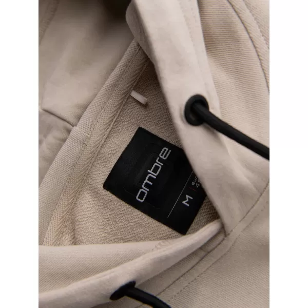  Férfi pulóver OMBRE OM-SSNZ-0225 BÉZS 
