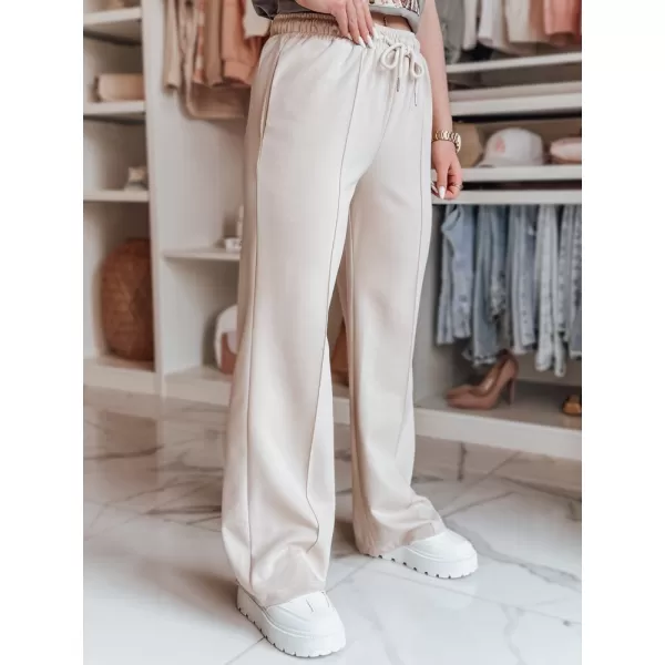  Hölgyek nadrágja DSTREET DRESSANIK UY2702 BÉZS 