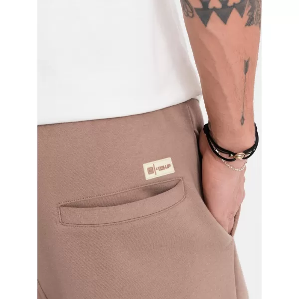  Férfi rövidnadrág OMBRE OU-SRBC-0101 BARNA 