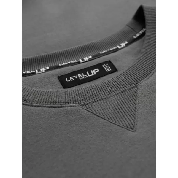  Férfi pulóver OMBRE OU-SNBC-0104 SZÜRKE 