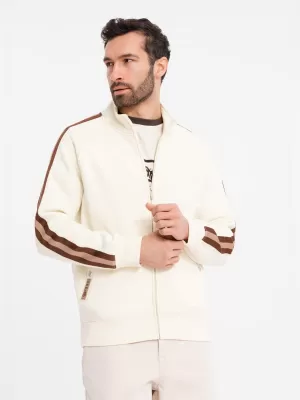 Férfi pulóver OMBRE OM-SSZP-0219 KRÉM