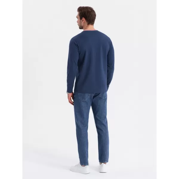  Ing OMBRE OM-LSCL-0128 SÖTÉTKÉK 