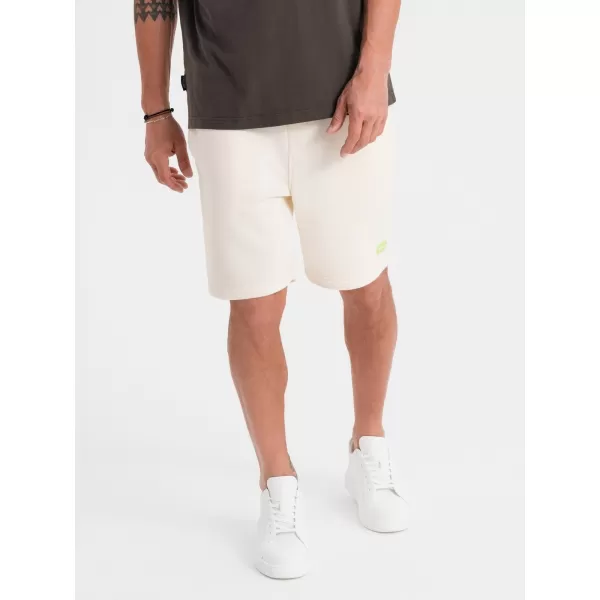  Férfi rövidnadrág OMBRE OU-SRBC-0101 KRÉM 