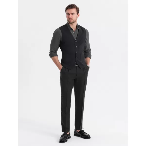  Mellény OMBRE OM-BLZV-0146 FEKETE 