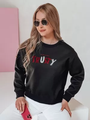Női pulóver DSTREET SOFTRUS BY1408 FEKETE