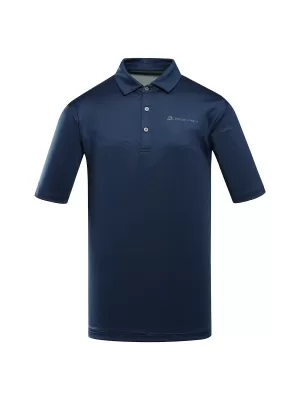 Mens t -phirt gallérral ALPINE PRO COOWEL 2 KÉK