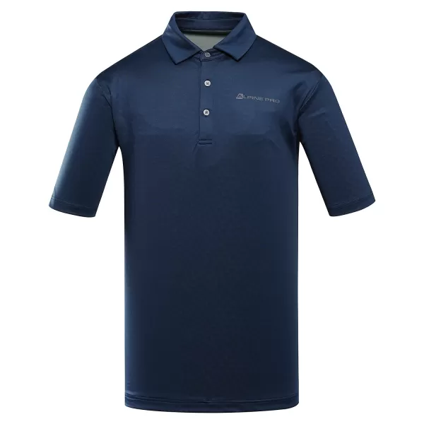 Mens t -phirt gallérral ALPINE PRO COOWEL 2 KÉK 