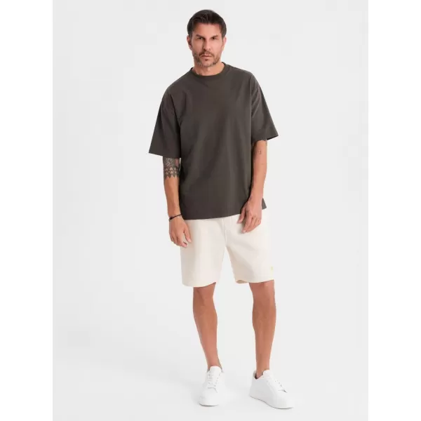  Férfi rövidnadrág OMBRE OU-SRBC-0101 KRÉM 
