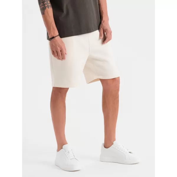 Férfi rövidnadrág OMBRE OU-SRBC-0101 KRÉM 