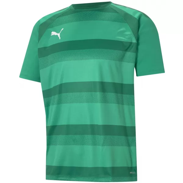 Férfi funkcionális ing PUMA TEAMVISION JERSEY 704921_05 PEPPERGREEN/POWERGREEN/WHITE 