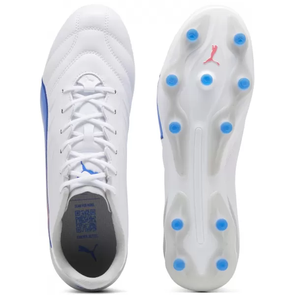  Csizma PUMA KING PRO FG/AG 107862_02 PUMA FEHÉR/BLUEMAZING 