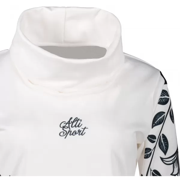 Női meghosszabbított prémium pulóver ALTISPORT VOJ/ALW0106MI06 FEHÉR 