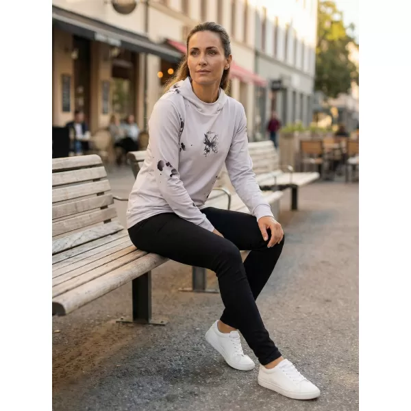  Női funkcionális pulóver prémium ALTISPORT VOJ/ALW077MI01 SZÜRKE -BLACK 