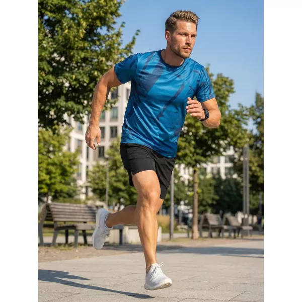  Férfi funkcionális T -piró prémium ALTISPORT VOJ/ALM079TR01 KÉK 