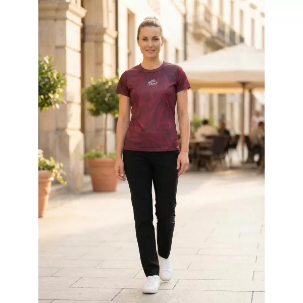  Prémium funkcionális női póló ALTISPORT VOJ/ALW096TR01 BURGUNDIA 