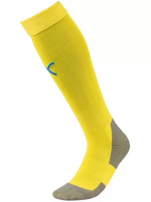 Futball zokni PUMA TEAM LIGA SOCKS CORE 703441_17 CYBER ​​YELLOW/ELECTRIC BLUE L