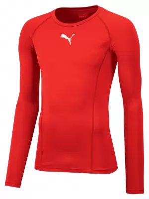 Férfi funkcionális ing PUMA LIGA BASELAYER TEE LS 655920_01 PUMA PIROS