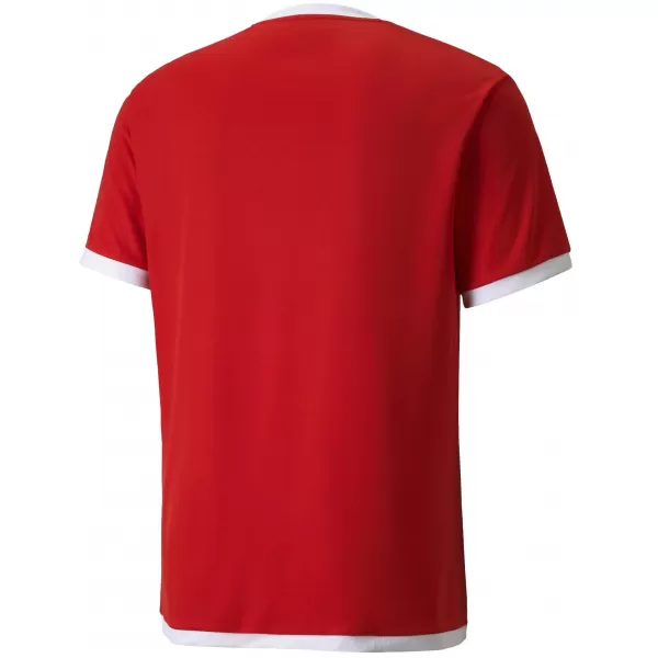  Labdarúgó mez PUMA TEAMLIGA JERSEY 704917_01 PUMA PIROS/PUMA FEHÉR 