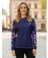 Női funkcionális pulóver prémium ALTISPORT VOJ/ALW063MI01 SÖTÉT LILA