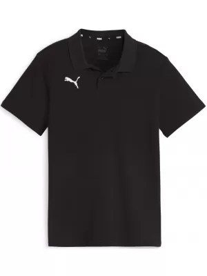 Mens t -phirt gallérral PUMA TEAMGOAL CASUALS POLO JR 658606_03 PUMA FEKETE/PUMA FEHÉR