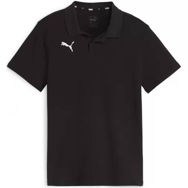  Mens t -phirt gallérral PUMA TEAMGOAL CASUALS POLO JR 658606_03 PUMA FEKETE/PUMA FEHÉR 